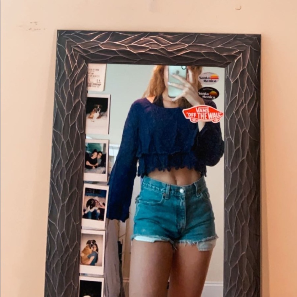 Cropped Bell Sleeve top